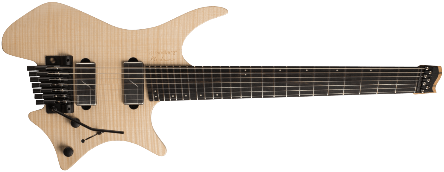 Prog Natural 7 string headless guitar