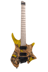 ギター Strandberg Boden Standerd NX 7 tremolo Boden J Artisan 7 Tremolo Maple Buckeye Natural w/Gold Resin