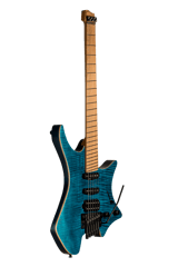 Boden Standard 6 Tremolo Maple Flame Blue - .strandberg Boden Standard 6 Tremolo Maple Flame Blue - .strandberg