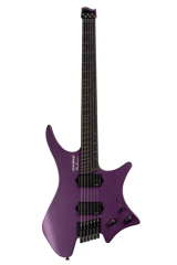 Headless Guitar Boden Metal purple front view