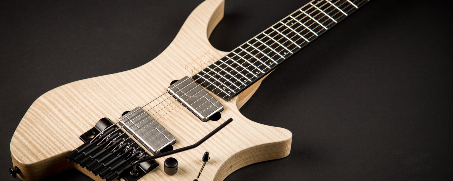 Headless guitar prog natural 7 string