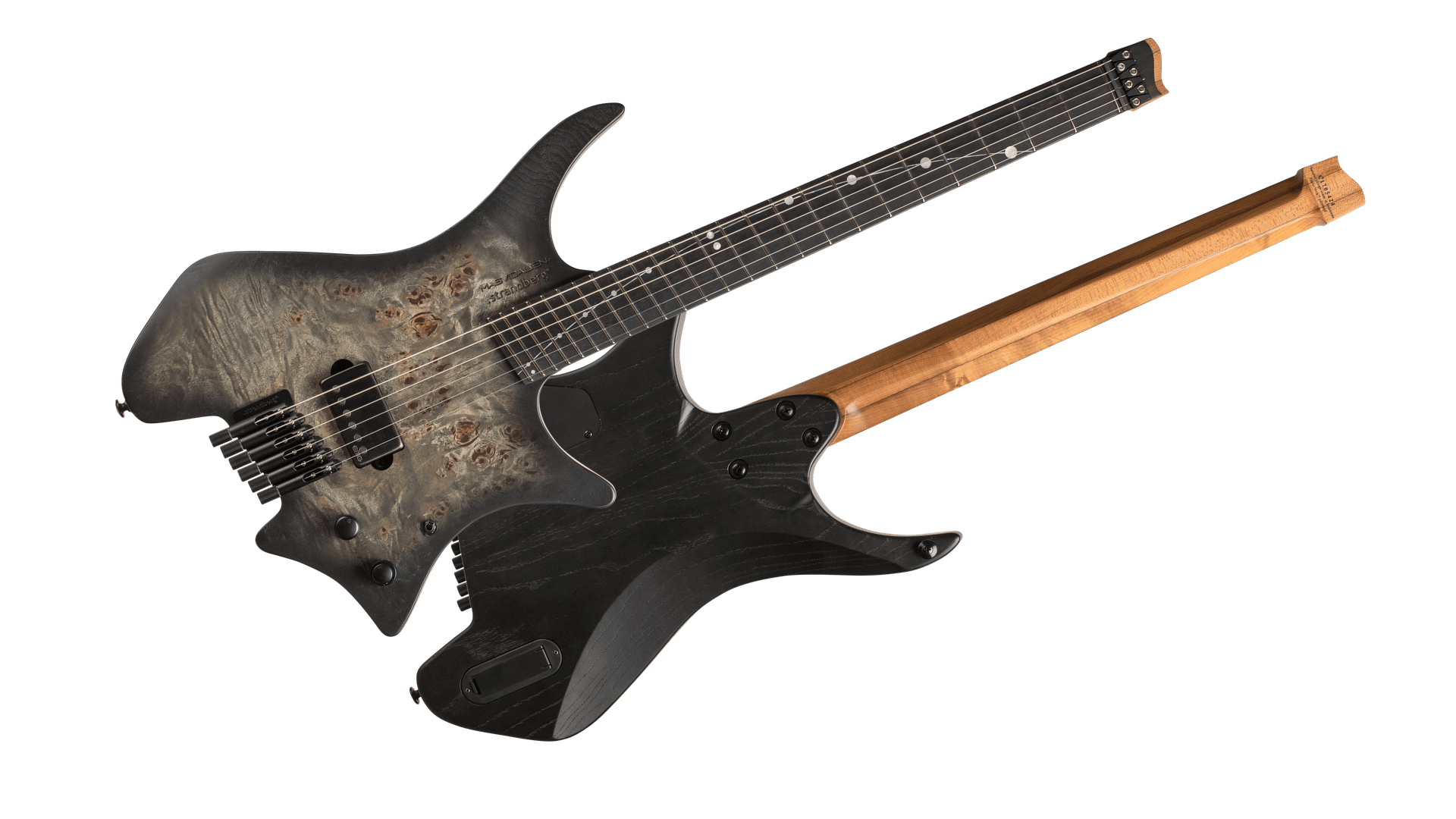 Headless guitar Masvidalen 6 string family photo