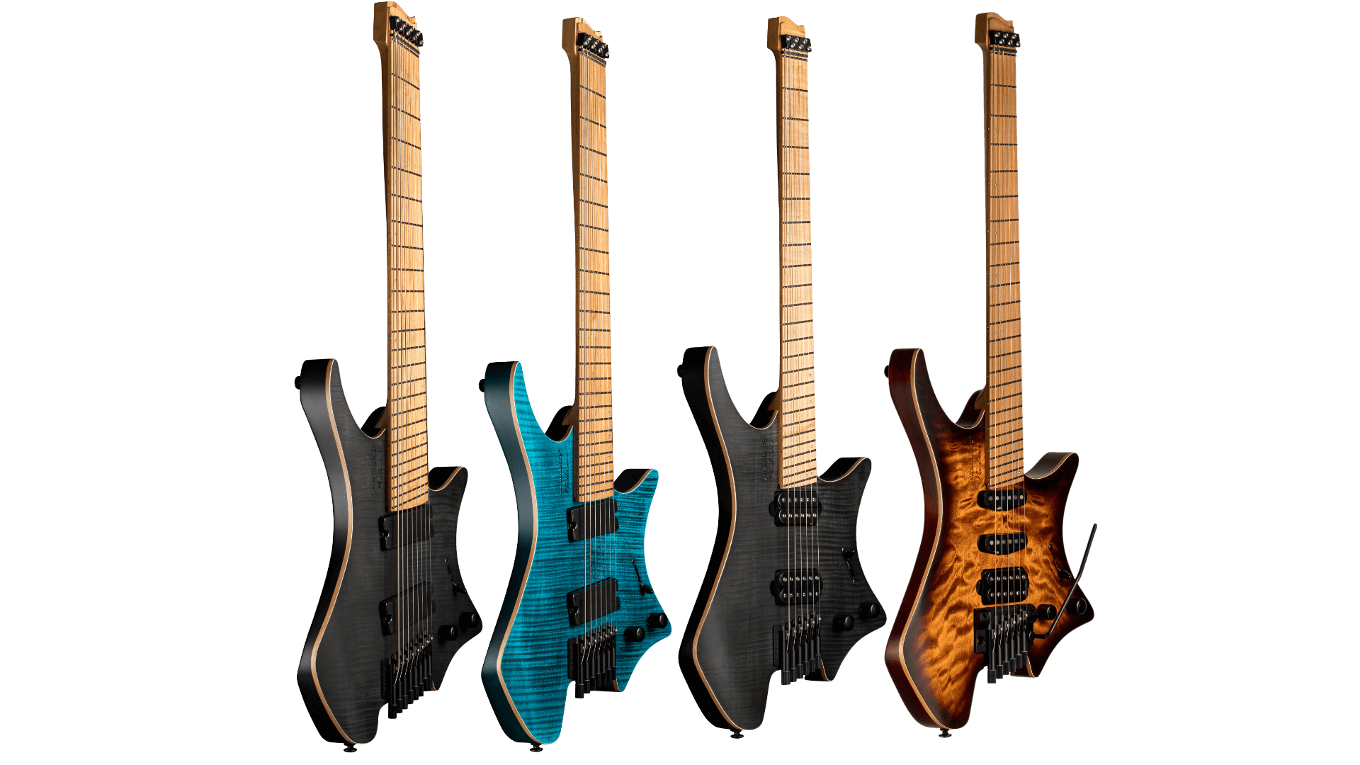 Boden Standard 7 Maple Flame Black B-Stock | .strandberg* Guitars