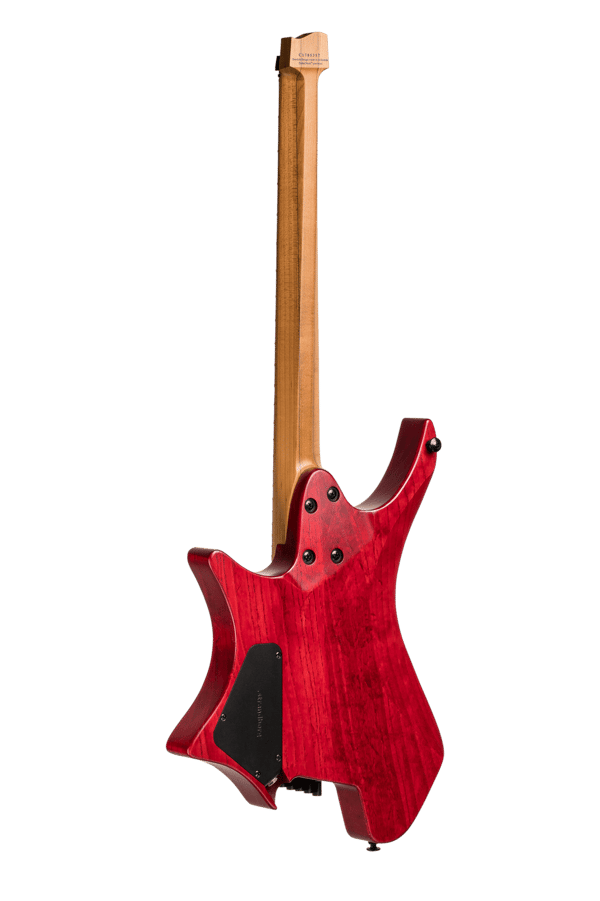 Headless guitar Boden Original 6 string Red back view