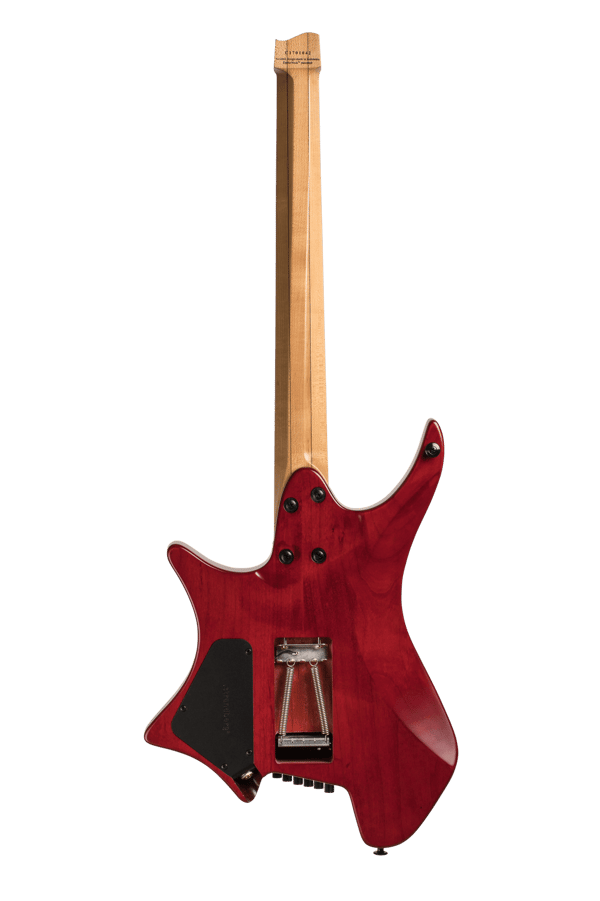 Headless guitar Boden Alex Machaek edition 6 string trem red back view