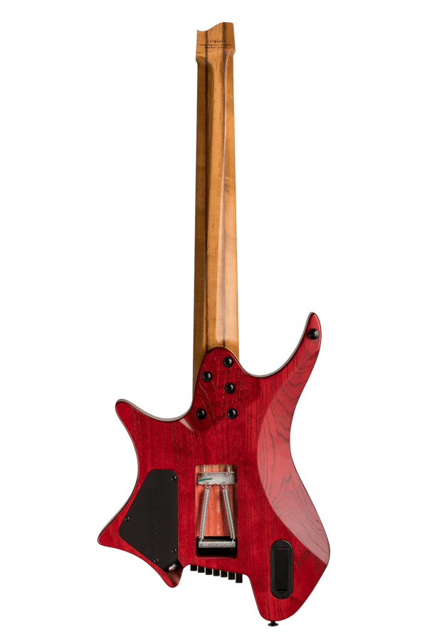 Headless Guitar Boden Original Trem 7 string red back view