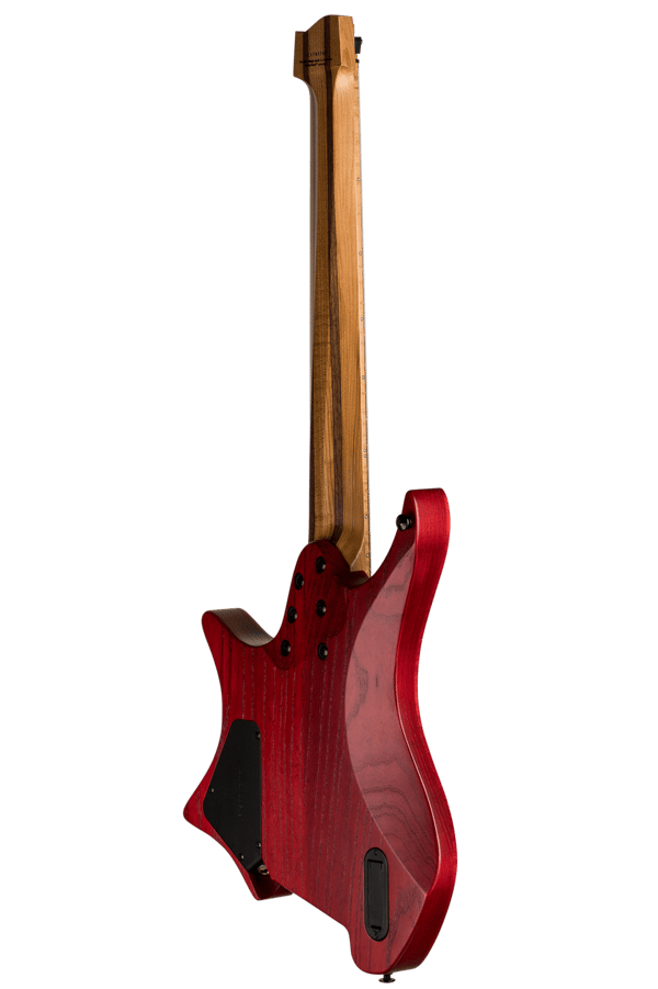 Headless Guitar Boden Original 8 string Red back view