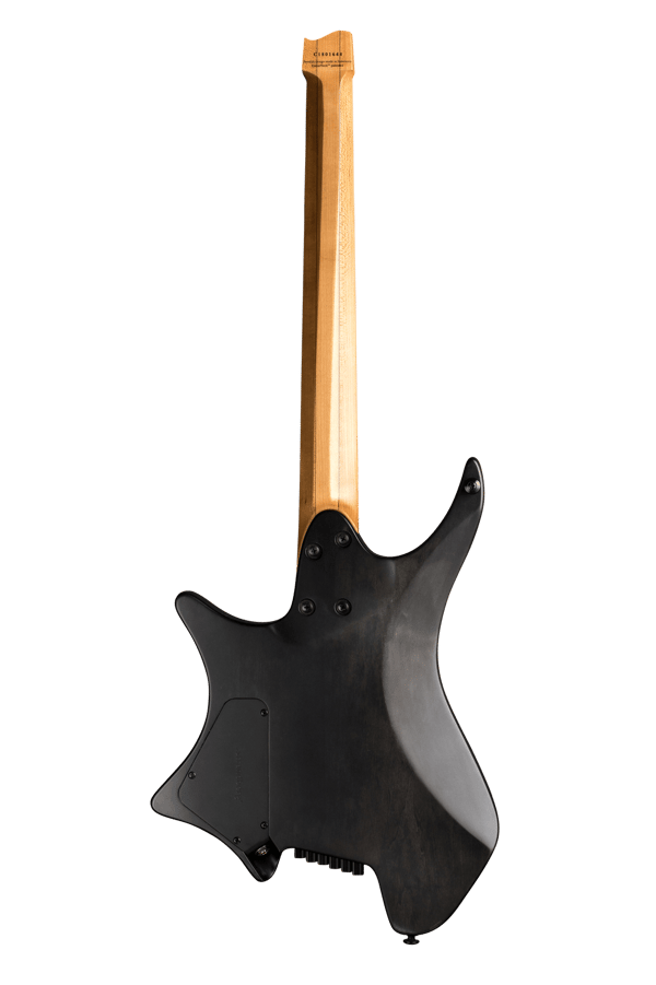 Headless guitar boden fusion 6 string black back view