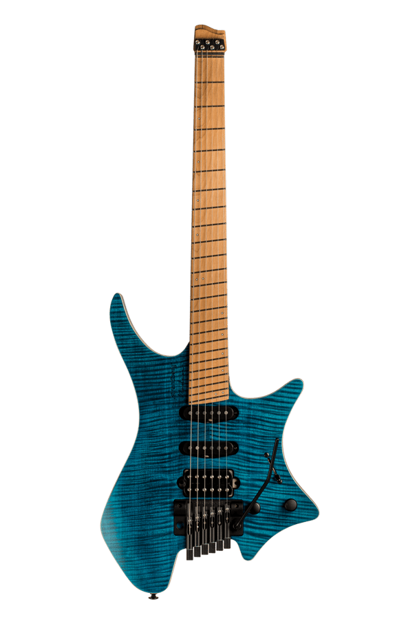 Boden Standard 6-string guitar Tremolo Maple Flame Blue