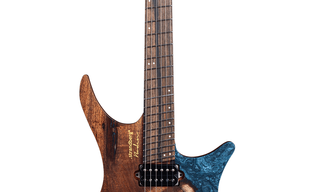 strandberg Boden RAS6  ジャンク Boden J Artisan 6 Tremolo Koa Natural Navy Blue Resin