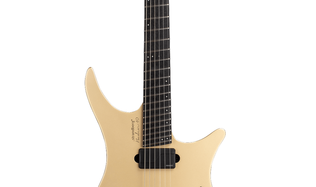 流行り の ブランド  10th Ebony 6 Metal Boden Anniversary Guitars .strandberg* | Gold ロッド