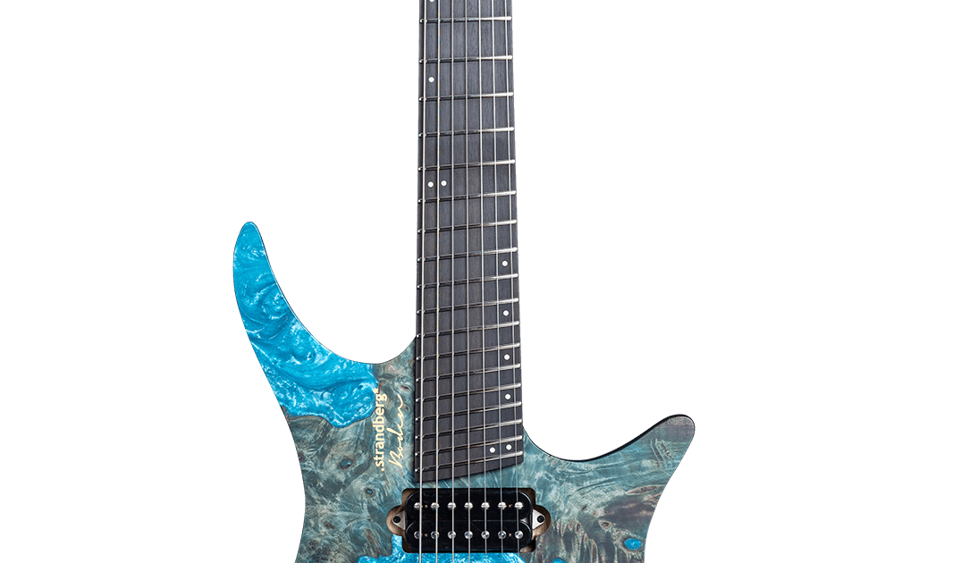 Boden J Artisan 7 Tremolo Ebony Buckeye Navy w/Sky Resin