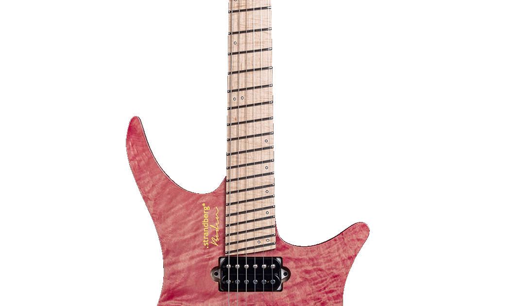 Boden J Artisan 6 Maple Tochi Trans Pink | .strandberg* Guitars Boden J Artisan 6 Maple Tochi Trans Pink | .strandberg* Guitars